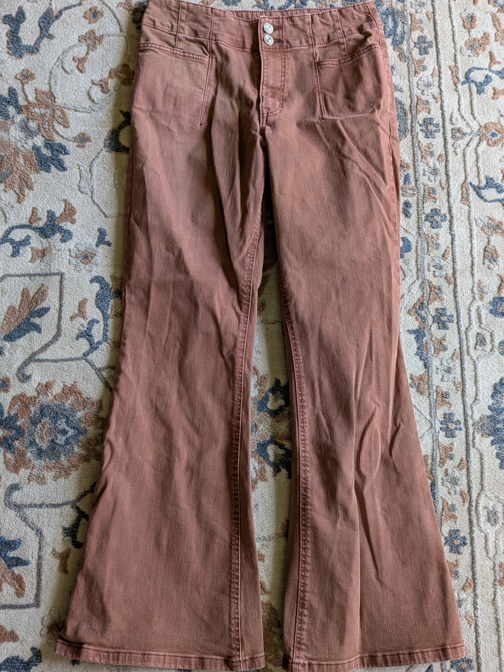 Maurices Rust Brown Flare Jeans